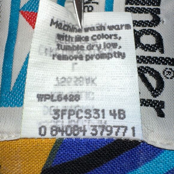 Vintage Wrangler 90s Western Bandana Polka Dot Button-Up Shirt L - Picture 9 of 10